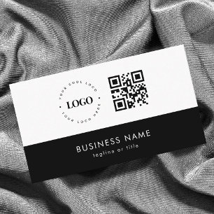 Custom Business Logo QR Code Company Professional Business Card