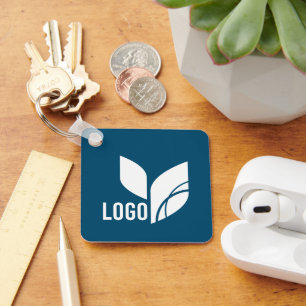 Custom Business Logo QR Code Marketing Key Ring