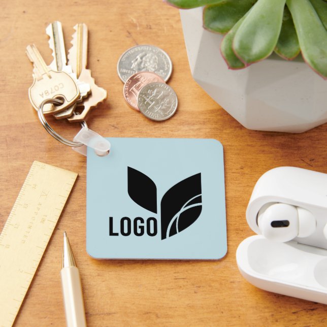 Custom Business Logo QR Code Marketing Key Ring (Desk)