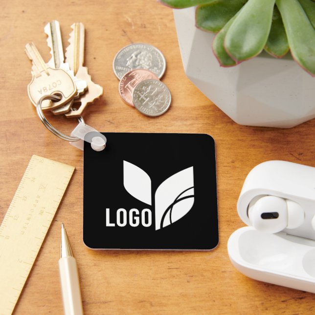 Custom Business Logo QR Code Marketing Key Ring (Desk)