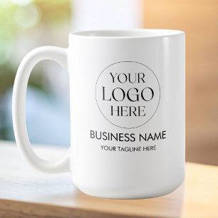 Custom Business Logo QR Code Promotional Coffee Mug