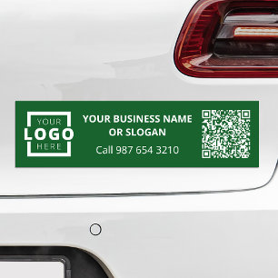 Custom Business Logo QR Code Promotional Corporate Bumper Sticker