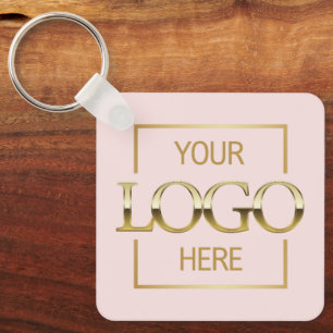 Custom Business Logo & QR Code Promotional Swag Key Ring