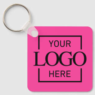 Custom Business Logo & QR Code Promotional Swag Key Ring
