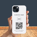 Custom Business Logo QR Code & Text Promotional  iPhone 13 Case<br><div class="desc">Promote your business with this cool iPhone case,  featuring custom logo,  QR code & text. Easily add your logo & other info by clicking on the "personalise" option.</div>