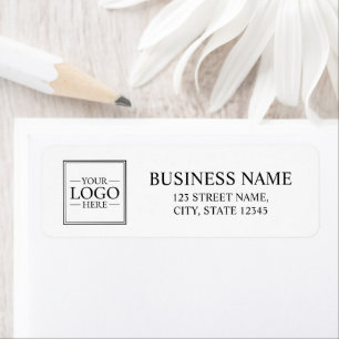 Custom Business Logo Return Address