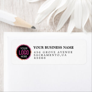 Custom Business Logo Return Address 