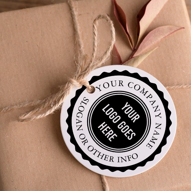 Custom Business Logo Round Stamp Frame (Custom Business Logo Round Stamp)