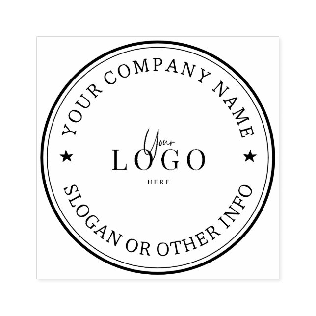 Custom Business Logo rubber stamp (Imprint)