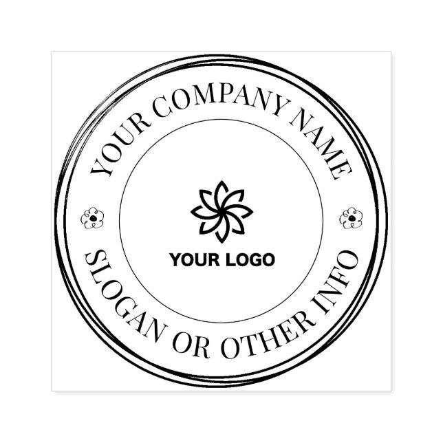 Custom  Business Logo rubber stamp (Imprint)
