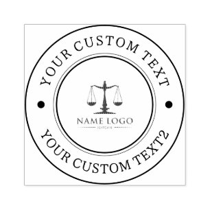Custom Business Logo Rubber Stamp