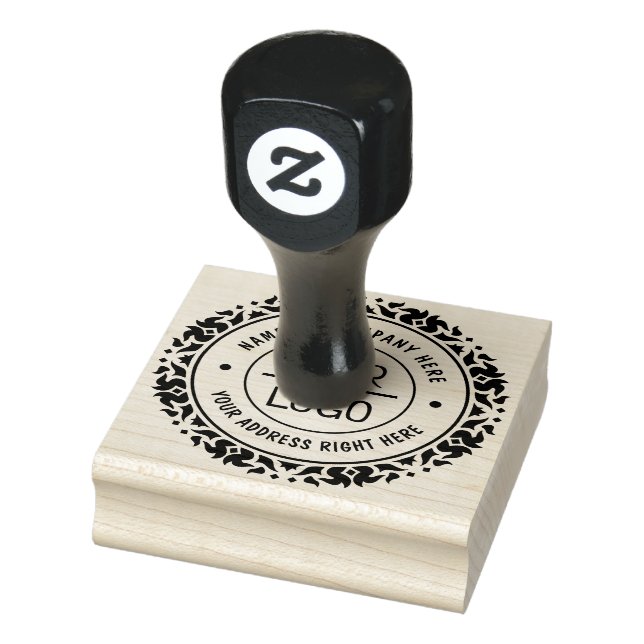 Custom Business Logo Rubber Stamp (Stamp)