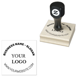 Custom Business Logo Rubber Stamp
