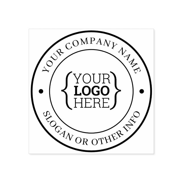 Custom Business Logo Rubber Stamp (Imprint)