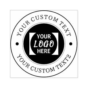 Custom Business Logo Rubber Stamp