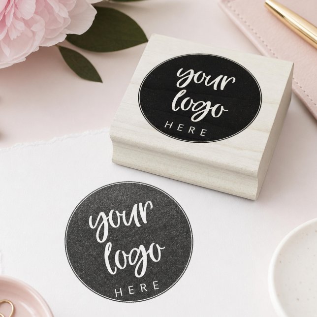 Custom Business Logo Rubber Stamp (Creator Uploaded)
