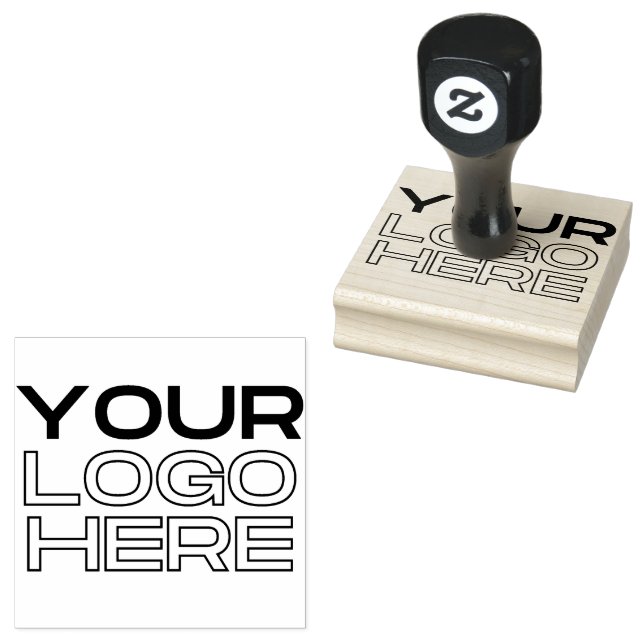 Custom Business Logo Rubber Stamp (Stamped)