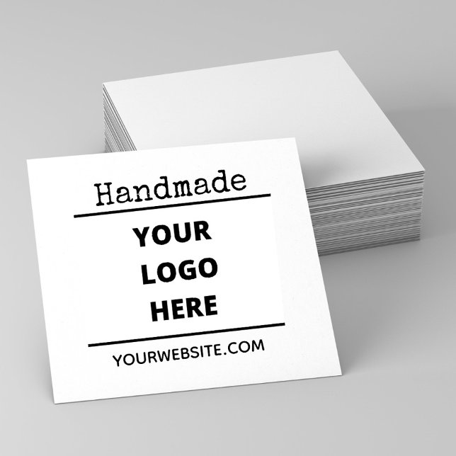 Custom Business Logo Rustic Handmade Rubber Stamp (Creator Uploaded)