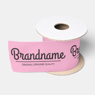 Custom Business Logo Satin Ribbon