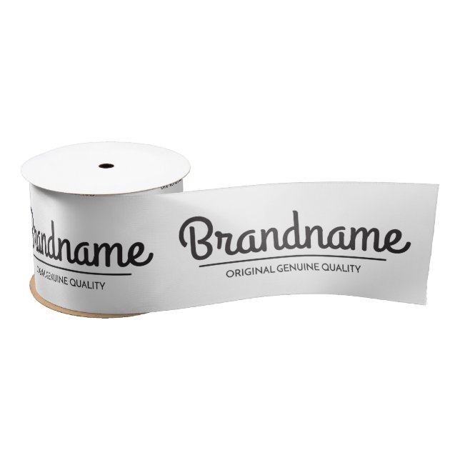 Custom Business Logo Satin Ribbon (Spool)