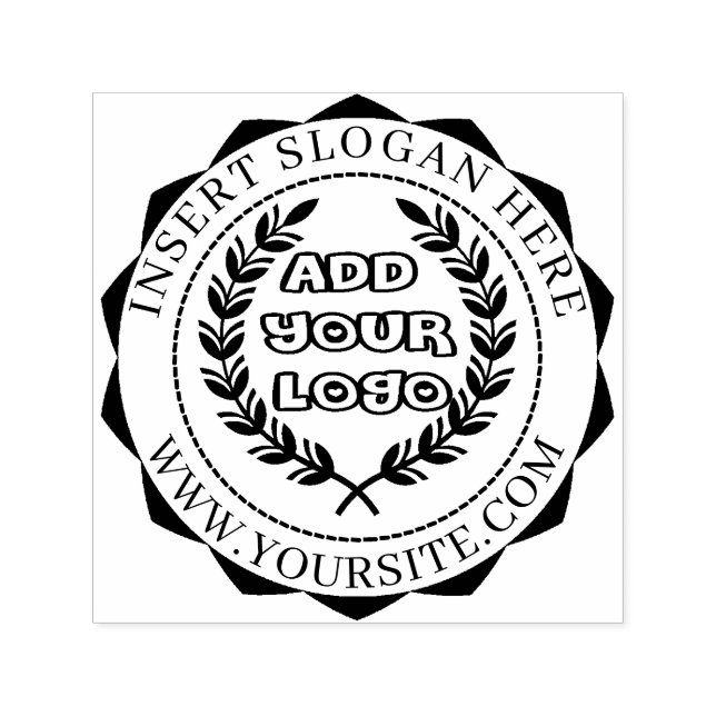 Custom Business Logo Self-inking Stamp (Design)