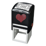 Custom Business Logo Self-inking Stamp<br><div class="desc">Custom Business Logo Elegant Round self-inking stamp with company name,  custom website,  slogan or return address.</div>