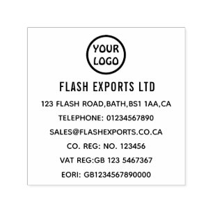 Custom Business Logo Self-inking Stamp