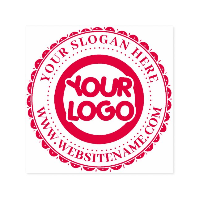Custom Business Logo Self-inking Stamp (Design)