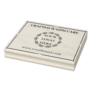 Custom Business Logo Stamp for Handmade Branding