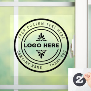 Custom BUSINESS LOGO STAMP shop sign 