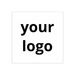 Custom Business Logo Stamp Square Full Image 