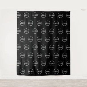 Custom Business Logo Step and Repeat Tapestry