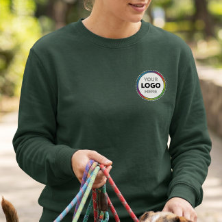 Custom Business Logo | Subtle Branded Ladies Sweatshirt