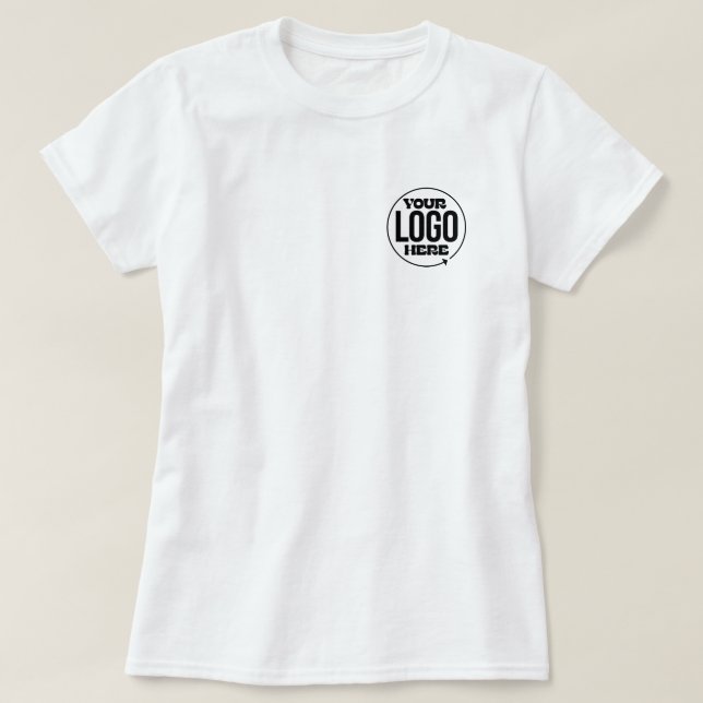 Custom Business Logo T-Shirt (Design Front)