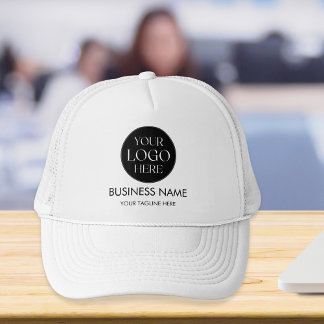 Custom Business Logo Template Trucker Hat