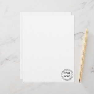 Custom Business Logo Text Info Company Letterhead