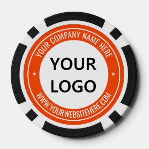 Custom Business Logo Text Poker Chips Choose Colou