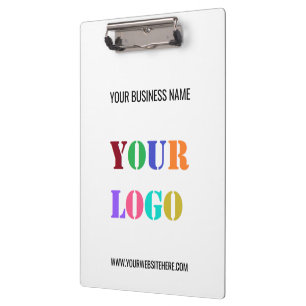 Custom Business Logo Text Promotional Clipboard