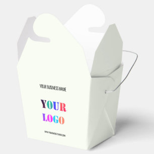 Custom Business Logo Text Promotional Favour Boxes