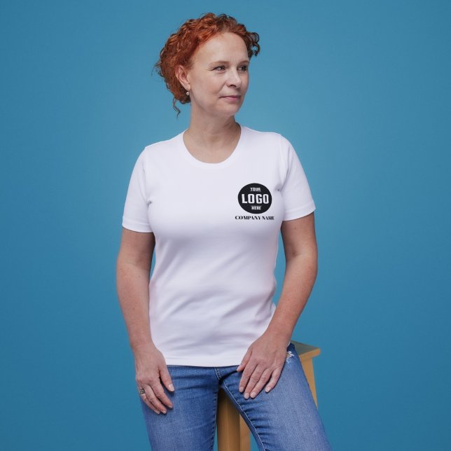 Custom Business Logo & Text T-Shirt for Profession (Custom Business Logo & Text T-Shirt for Profession)