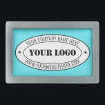 Custom Business Logo Text Your Belt Buckle Gift<br><div class="desc">Custom Colours and Font - Belt Buckle with Your Business Logo and Text Personalised Promotional Professional Stamp Design Belt Buckles Gift - Add Your Logo - Image / Name - Company / Website or other info / text - Resize and move or remove and add elements / text with customisation...</div>