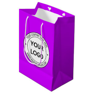 Custom Business Logo Text Your Company Gift Bag