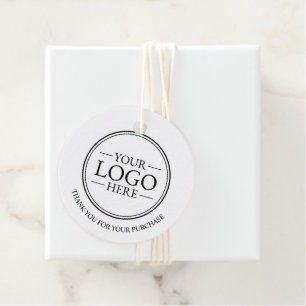 Custom Business Logo Thank You Favour Tags