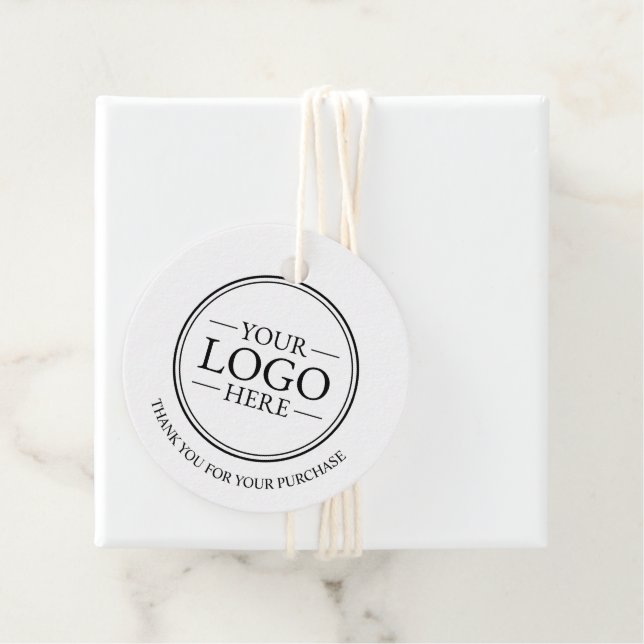 Custom Business Logo Thank You Favour Tags (In Situ)