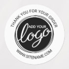 Custom Business Logo Thank You Labels
