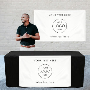 Custom Business Logo Vendor Hanging Banner Sign