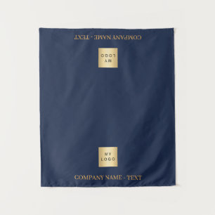 Custom Business Logo Vendor Table Runner Display Tapestry