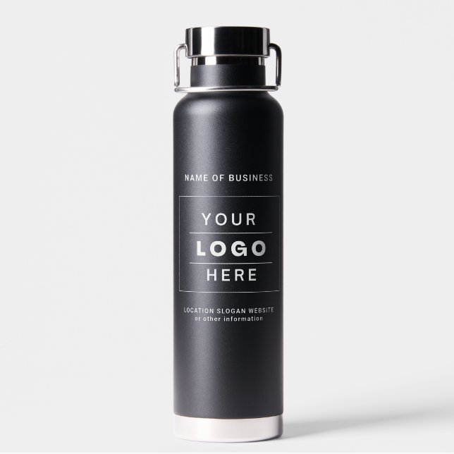  Custom Business Logo  Water Bottle (Back)