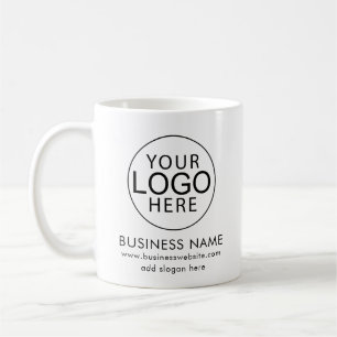 Custom Business Logo Website Corporate Swag Coffee Mug