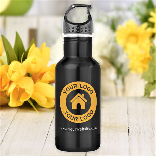 Custom Business Logo Website Promotional 532 Ml Water Bottle